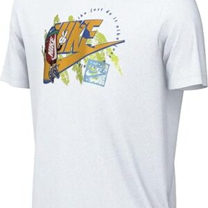 T-Shirt Mixte Pour Enfant NIKE K NSW Boxy 1 Futura - Blanc