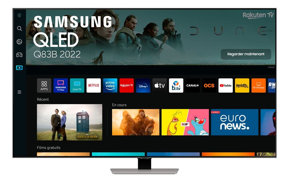 Téléviseur SAMSUNG QE75Q83B 2022 TV >70"