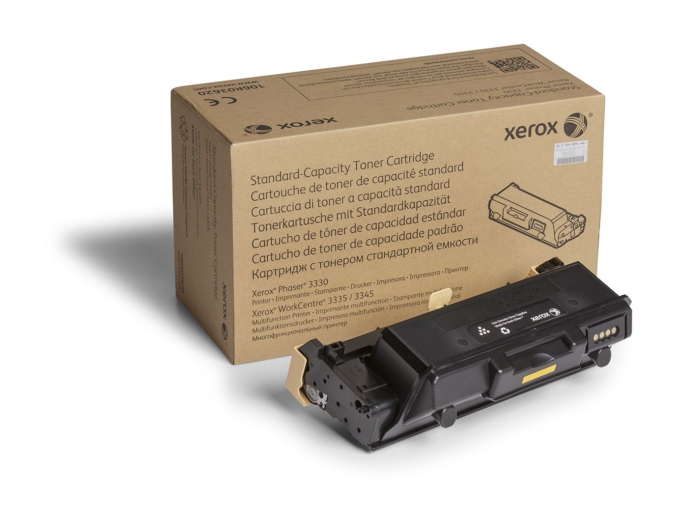 Cartouche D'Encre Xerox 106R03773 Phaser 3330 / WC 3335 / 3345 Toner Noir Capacité Standard 2 600 Pages
