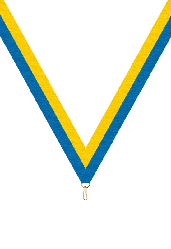 Ruban France Sport P.195 22mm Jaune / Bleu / Jaune / Bleu