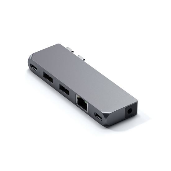 Hub Pour MacBook Pro M1 USB SATECHI ST-UCPHMIM Pro Hub Mini - Gris Sidéral