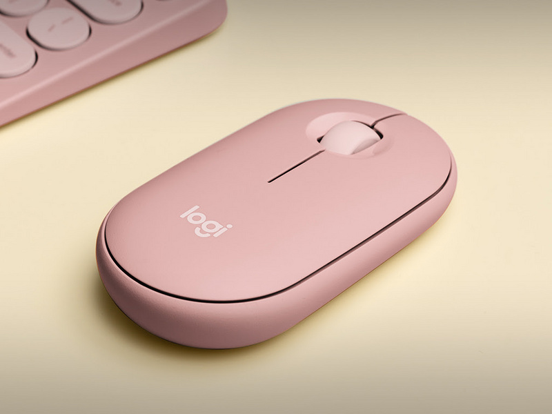 Souris Sans Fil Bluetooth LOGITECH Pebble Mouse 2 M350s Rose