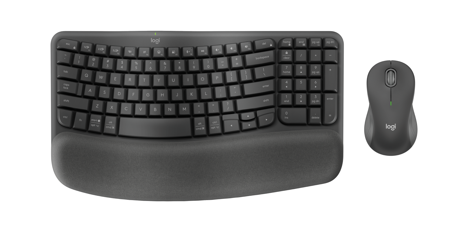 Clavier Ergonomique Sans Fil Azerty LOGITECH Wave Keys