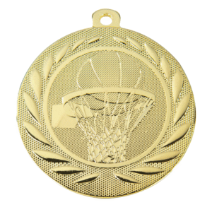 Medaille Basketball Or 50 mm