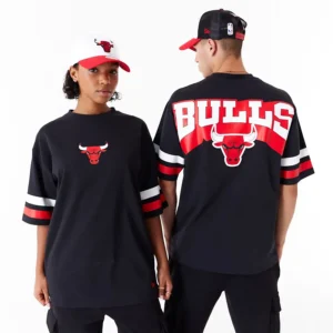 T-Shirt NEW ERA NBA Arch Graphic BP Chicago Bulls Pour Homme - Noir