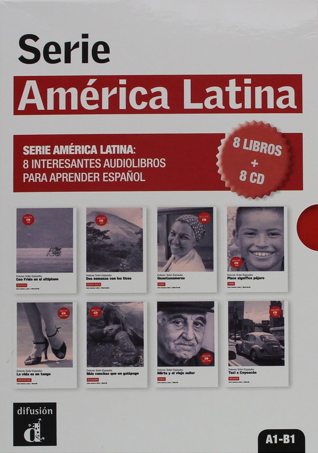 Pack America Latina (8 libros + 8 CD) (Spanish Edition)