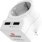 Adaptateur Électrique SKROSS Europe To UK + 2 USB