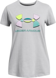 T-Shirt UNDER ARMOUR Colorblock BL SS Mod - Gray Medium Heather