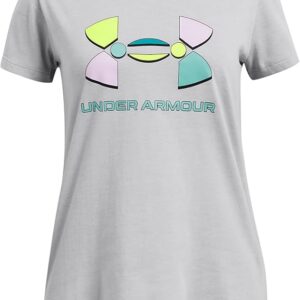 T-Shirt UNDER ARMOUR Colorblock BL SS Mod - Gray Medium Heather