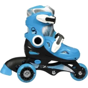 Rollers Baby Ride UP2GLIDE - Enfant garçon - Bleu, Noir et Blanc