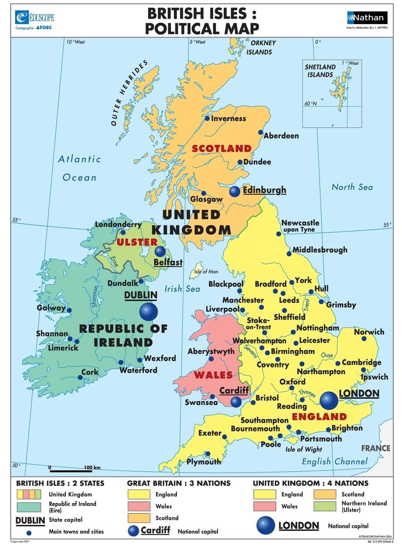 Les Îles Britanniques En Anglais : Politique/Influence Britannique Dans Le Monde