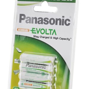 Pack de 4 Piles Rechargeables PANASONIC Evolta AAA LR03