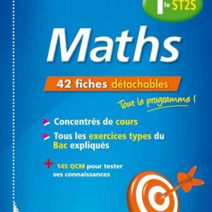 Objectif Bac Fiches Détachables Maths Tle ST2S / Gérard Guilhemat (Auteur), Grégory Viateau (Auteur), Alain Vidal (Auteur)