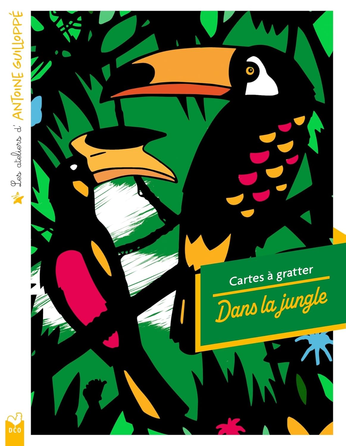 Les Ateliers D'Antoine Guilloppé - Cartes À Gratter Dans La Jungle - Pochette Avec Accessoires / Antoine Guilloppé (Illustrations)
