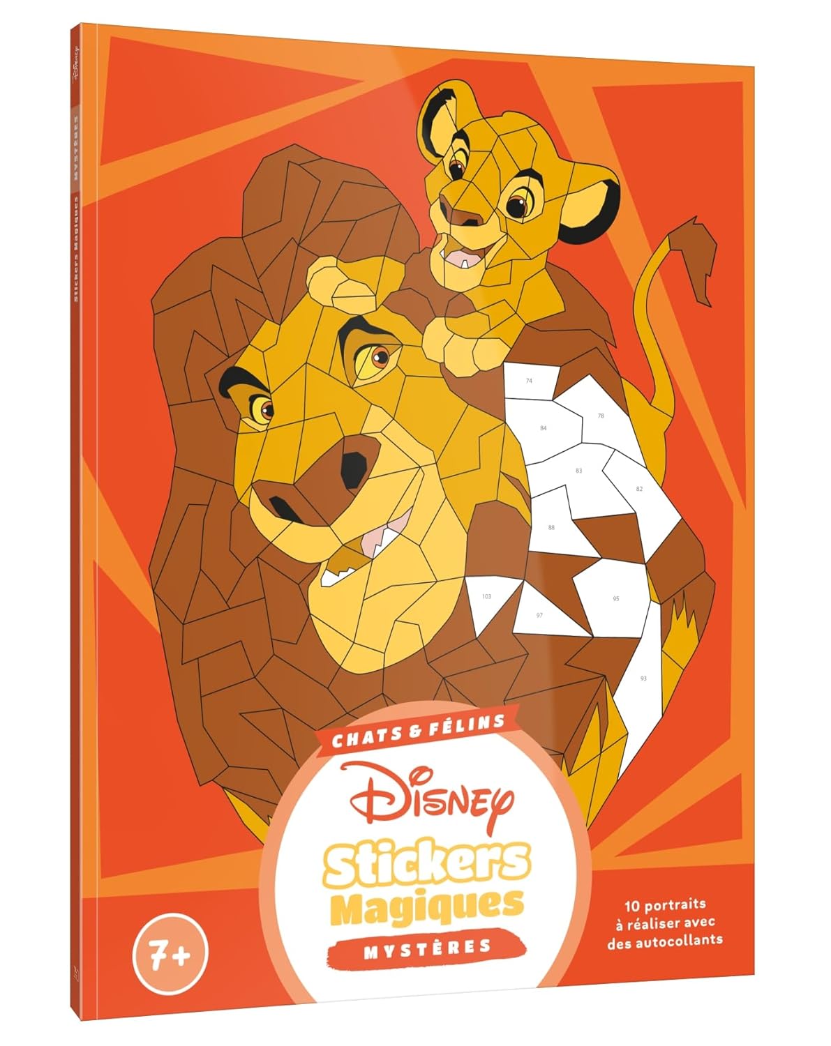 DISNEY - Mes Stickers Magiques - Mystères (7+) - Chats Et Félins / Disney (Sous la direction de), Sophie Marie (Illustrations)
