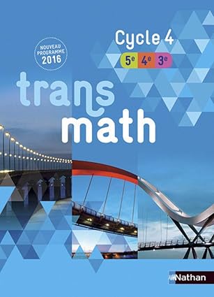 Transmath Cycle 4 - Nouveau Programme 2016 / Véronique Carlod (Auteur) & Plus