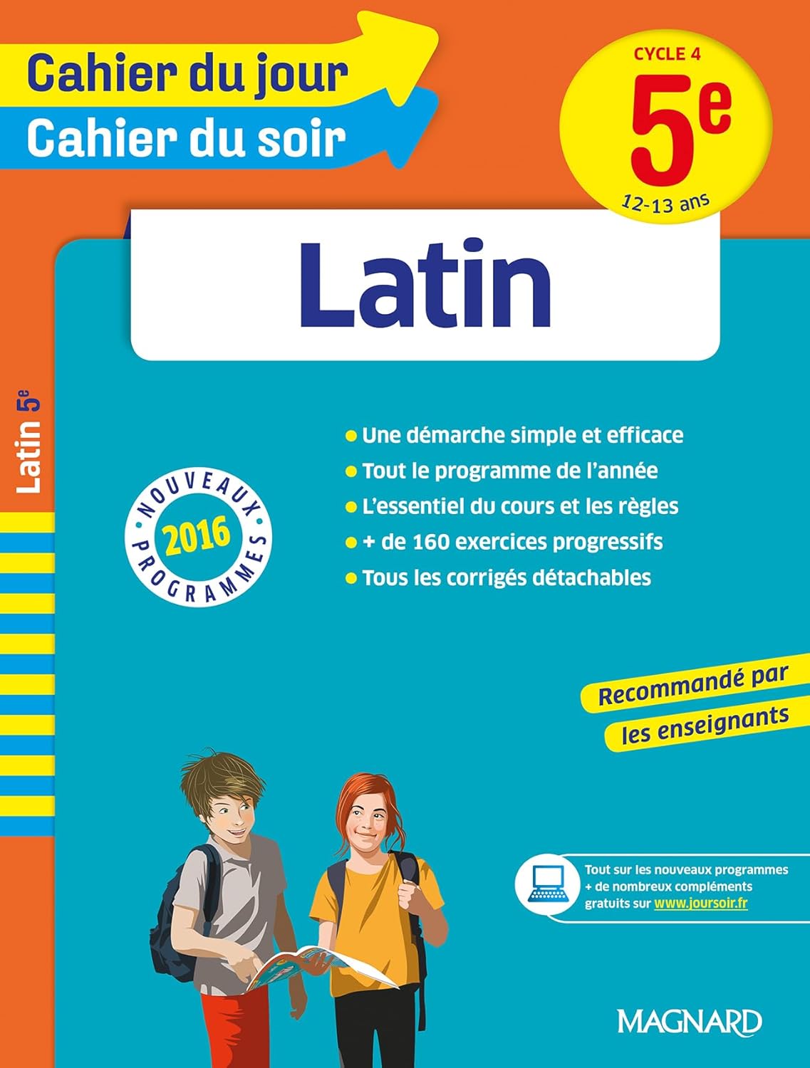 2016 Cahier Du Jour Cahier Dusoir Latin 5e / COLLECTIFS (Auteur)