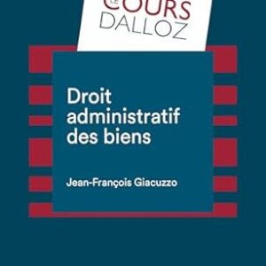 Droit Administratif Des Biens / Jean-François Giacuzzo (Auteur)