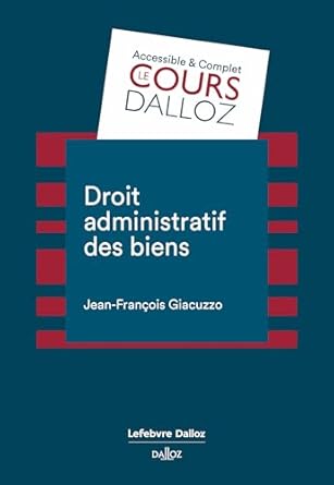 Droit Administratif Des Biens / Jean-François Giacuzzo (Auteur)
