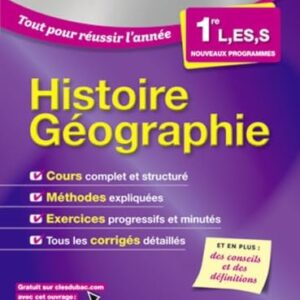 Histoire Géographie - Première L, Es, S: Les Clés Du Bac / Nicolas Balaresque (Auteur)