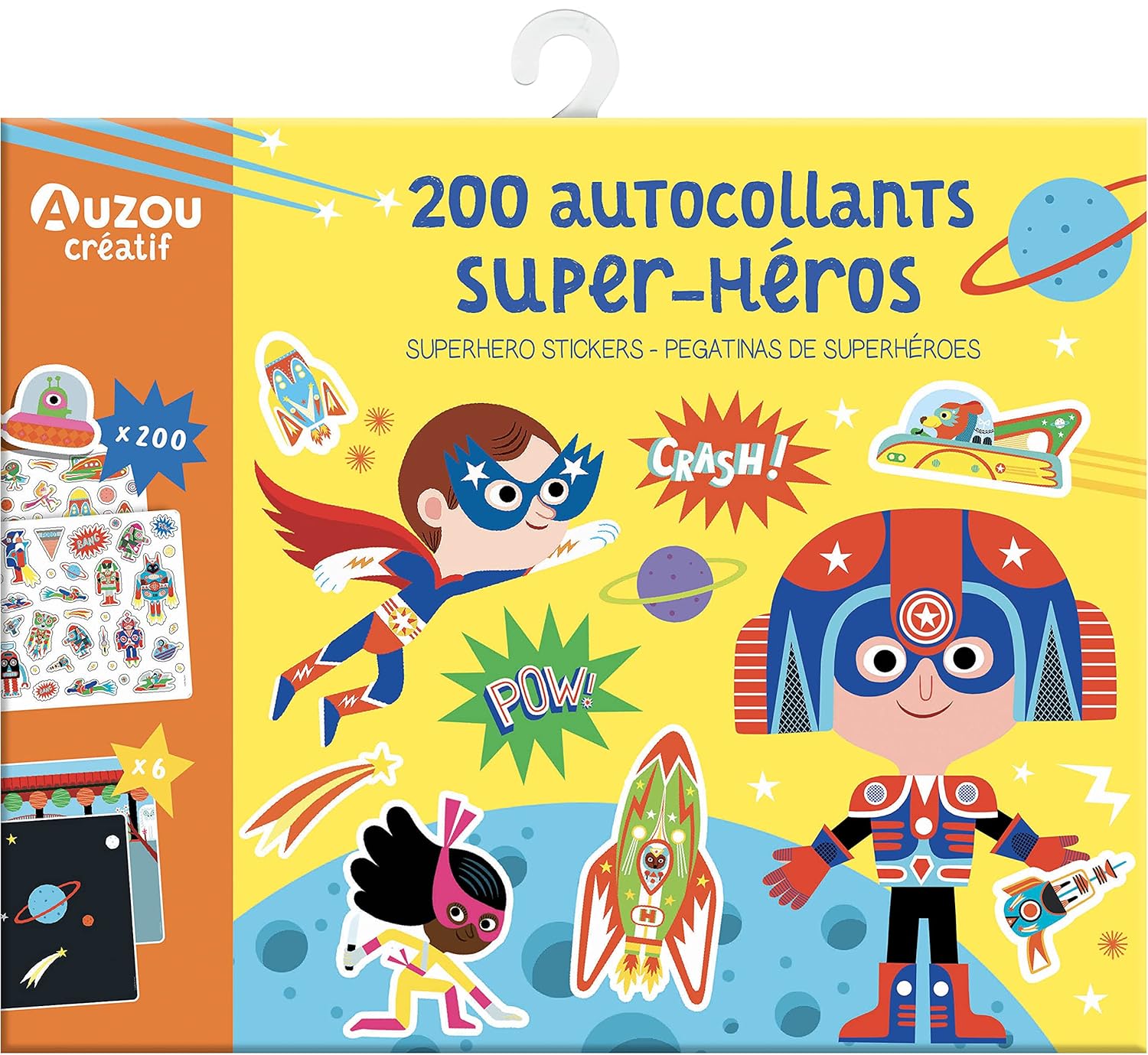 200 Autocollants Super-Héros NED - Ma pochette d'artiste / Julie Mercier
