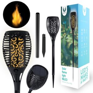 Solar Flame Light 96LED 1500MAH LI IP65