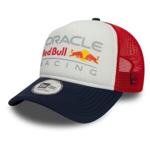 Casquette À Visière NEW ERA Bull Racing Colour Block Red E-Frame Trucker Cap 60435601 - Blanc