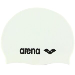 Bonnet De Bain Unisexe ARENA Classic En Silicone - Blanc