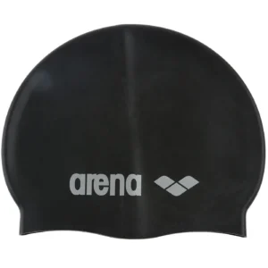 Bonnet De Bain Unisexe ARENA Classic En Silicone - Noir