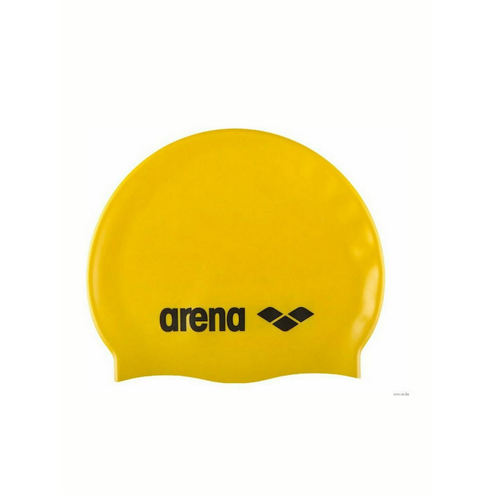 Bonnet De Bain Unisexe ARENA Classic Silicone Pour Enfant - Jaune