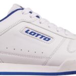 Basket De Sport Pour Homme LOTTO Gino - Blanc / Bleu