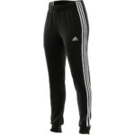 Pantalon De Survêtement ADIDAS Essentials 3-Stripes Pour Femme Avec Élastique - Noir/ Blanc