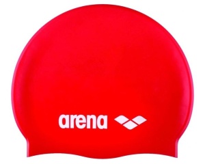 Bonnet De Bain Unisexe ARENA Classic Silicone Pour Enfant - Rouge