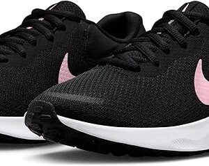 Chaussures De Course NIKE Revolution 7 Pour Femme - Noir/ Blanc/ Rose