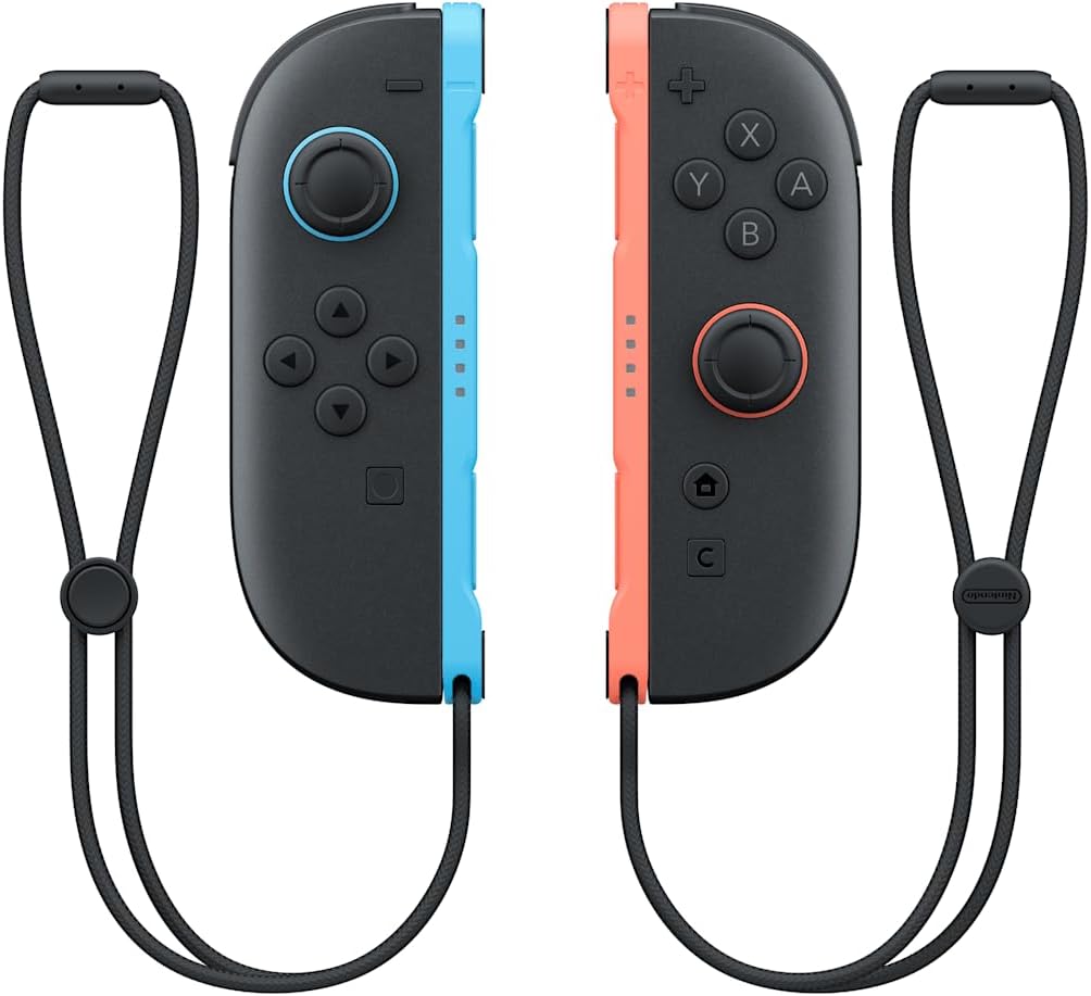 Paire de manettes NINTENDO Joy-Con 2 Gauche Et Droite NINTENDO Switch 2 - Bleu Clair / Rouge Clair
