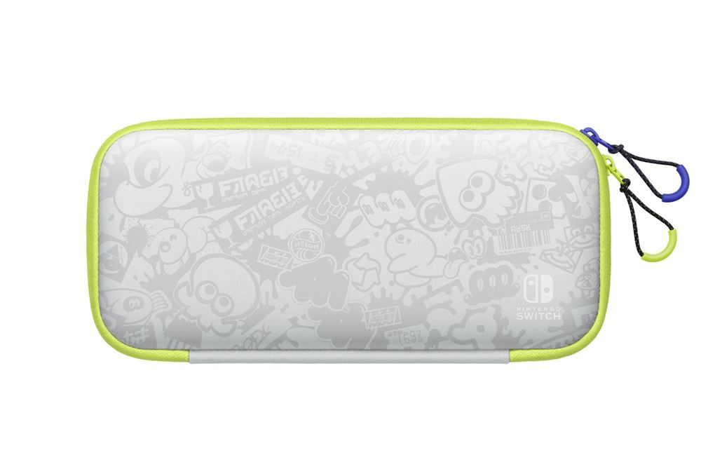 Pochette De Transport NINTENDO Switch Model Oled Édition Splatoon 3 Et Écran De Protection