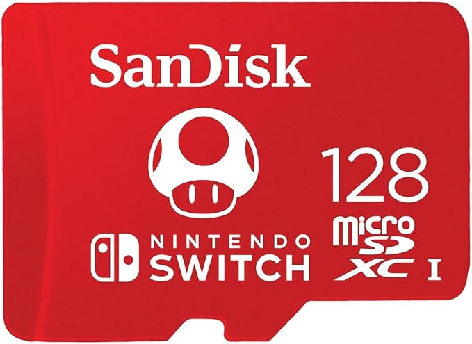 Carte Mémoire MicroSDXC UHS-I SanDisk 128GB Pour NINTENDO Switch