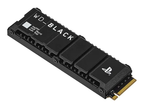 Disque SSD Interne 2TB Pour Consoles PlayStation 5, WESTERN DIGITAL_BLACK SN850P Avec Dissipateur Thermique - Noir