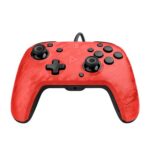 Manette Audio NINTENDO Switch PDP Faceoff Deluxe - Rouge Camouflage