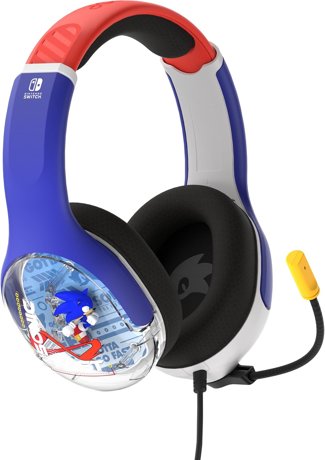 Casque Filaire PDP NSW Realmz Airliteplus Wired Sonic Pour NINTENDO Switch Et NINTENDO Switch Modèle Oled Blanc Et Bleu