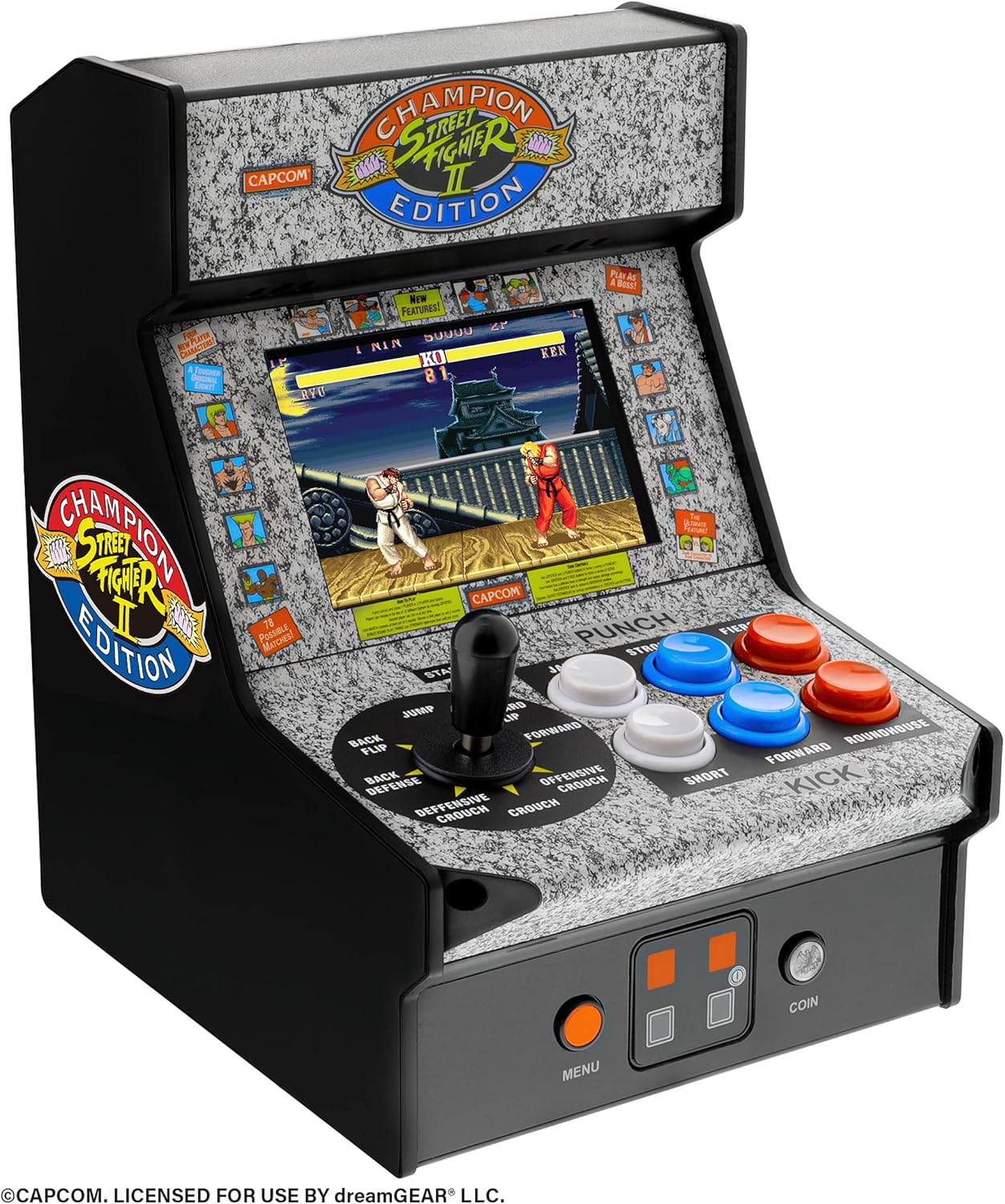 Mini Console De Jeu My Arcade Street Fighter 2 - Noire