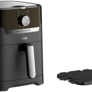 Friteuse À Air Chaud Autonome TEFAL Easy Fry & Grill Ey5018 Unique - 4,2 Litres - 1550 W - Noir