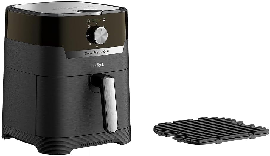 Friteuse À Air Chaud Autonome TEFAL Easy Fry & Grill Ey5018 Unique - 4,2 Litres - 1550 W - Noir
