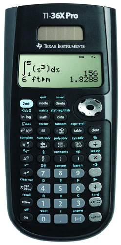 Calculatrice Scientifique TI-36X Pro TEXAS INSTRUMENTS - Noire
