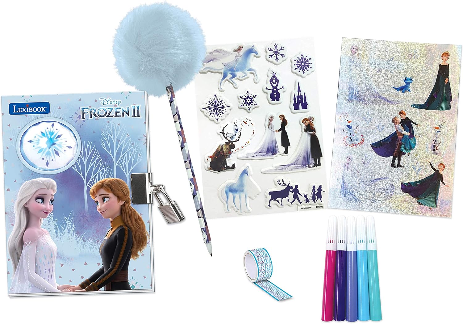 Jouet Multimédia LEXIBOOK Journal Intime Electronique La Reine Des Neiges Avec Effets Lumineux