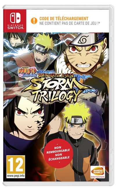 Code De Téléchargement Naruto Shippuden Ultimate Ninja Storm Trilogy NINTENDO Switch