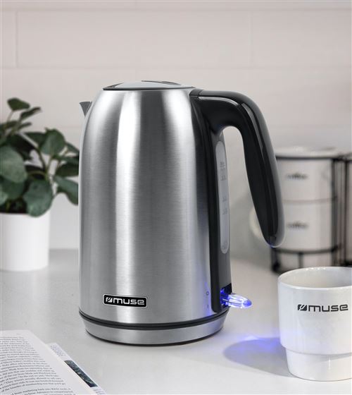Bouilloire Sans Fil 1.7L MUSE MS-015BS 2200W - Inox