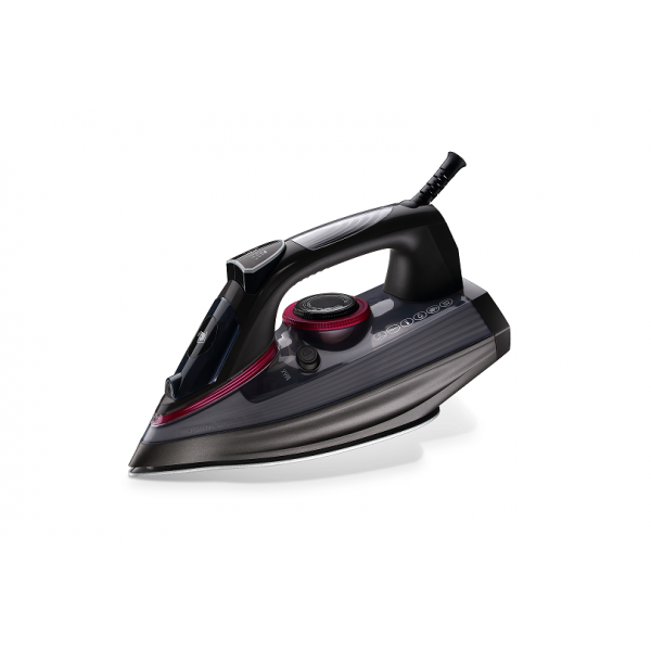 Fer À Repasser Vapeur VOLTZ V51050D, 2600W, 0.30L, Autonettoyant, Revêtement Céramique, Thermostat - Noir OV51050D, 2600W, 0.30 L, STEA