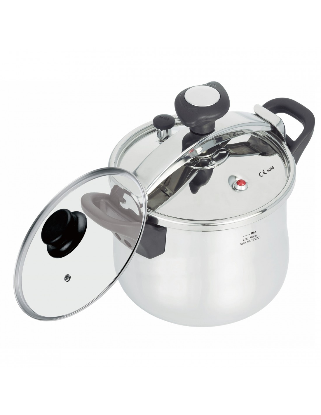 Autocuiseur ROSBERG R51311A5, 5L, Induction, Acier Inoxydable