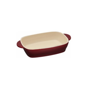 Plat Rectangulaire RESTO Résistant À La Chaleur, 1L En Céramique - Rouge